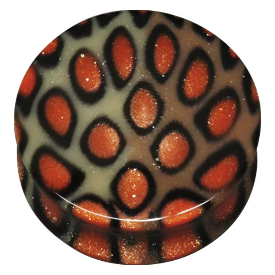 Brown Glitter Paw Plug
