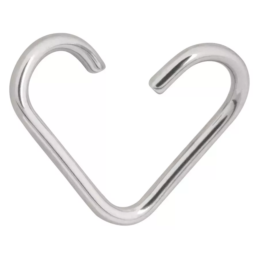 Steel Basicline® Continuous Ring Heart