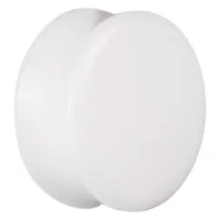 White Acryl Flared Plug