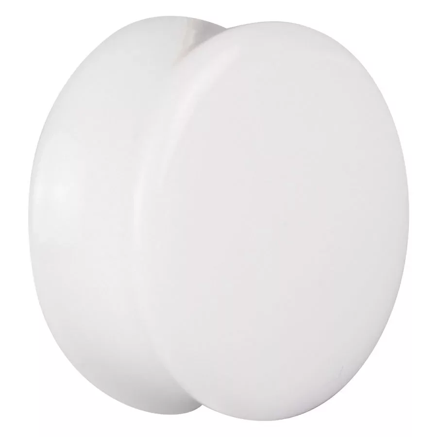 White Acryl Flared Plug