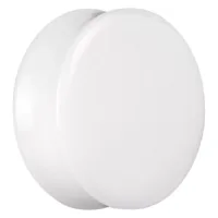 White Acryl Flared Plug