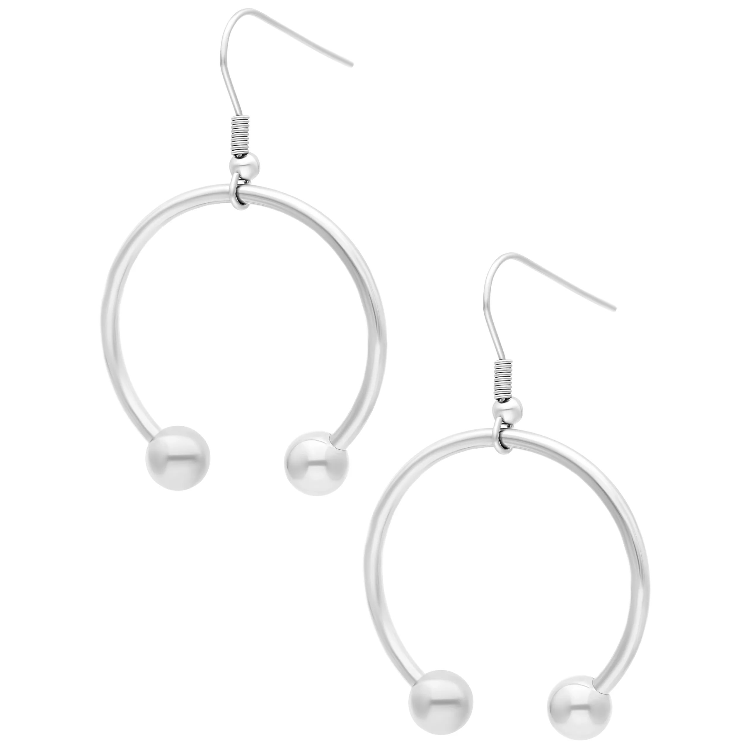 Circular Barbell Earrings Circular Barbell Earrings