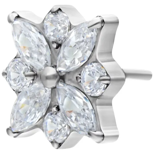 Push Fit Crystal Blossom Attachment