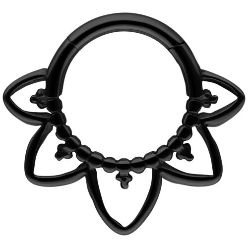Oriental Septum Clicker - Musta metalli