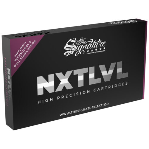 tatuointineulat (20 kpl) - The Signature® NXTLVL Cartridge Box Magnum Curved