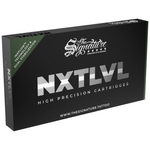 tatuointineulat (20 kpl) - The Signature® NXTLVL Cartridge Box Round Shader