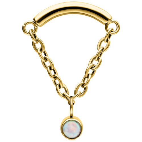 Opal Hidden Helix Push Fit Attachment - Kultainen metalli