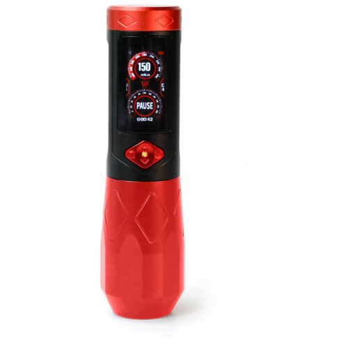 GTR Wireless Tattoo Pen - langaton tatuointikone (punainen/musta)