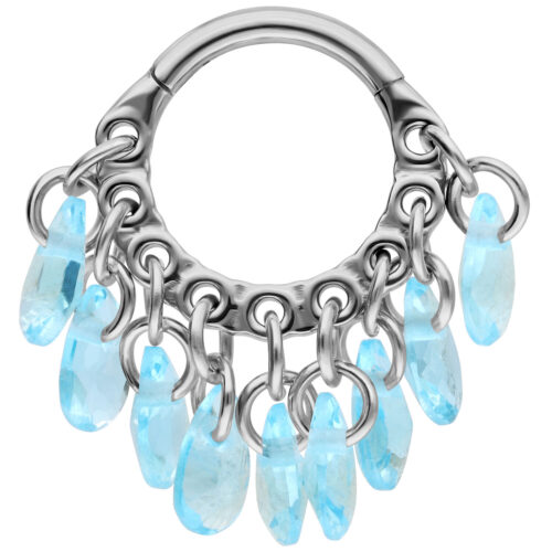Dangling Crystals Clicker - Lävistysrengas