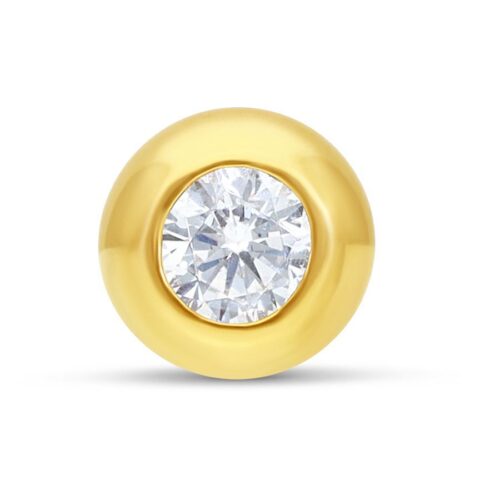 18k Threaded Ball 