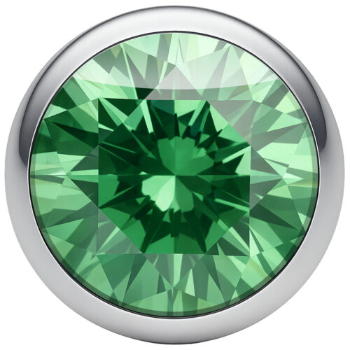 Ball for Perfect Fit Labrets - kristallikoristeinen pallo (hopea)