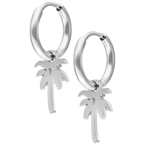 Mini Palm Hoops Pair