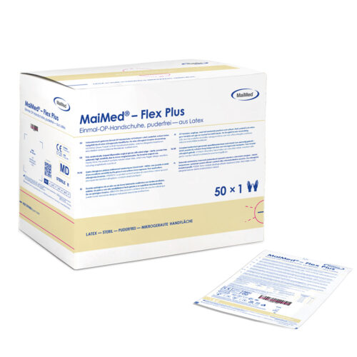 Maimed - Steriilit, puuterittomat lateksikäsineet