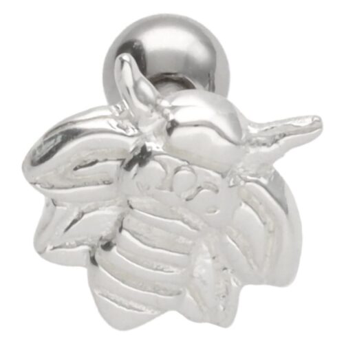 Bee Silver Earbarbell - Hopeinen metalli