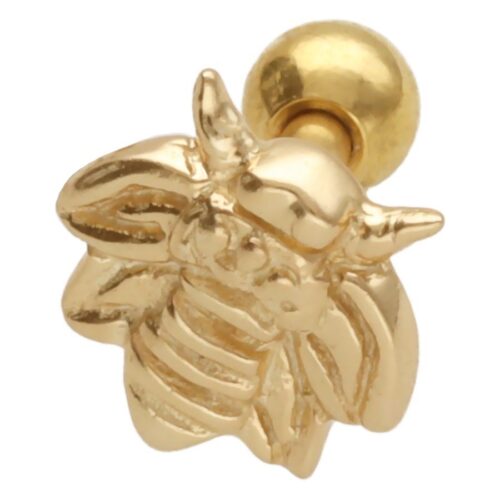Bee Silver Earbarbell - Kultainen metalli