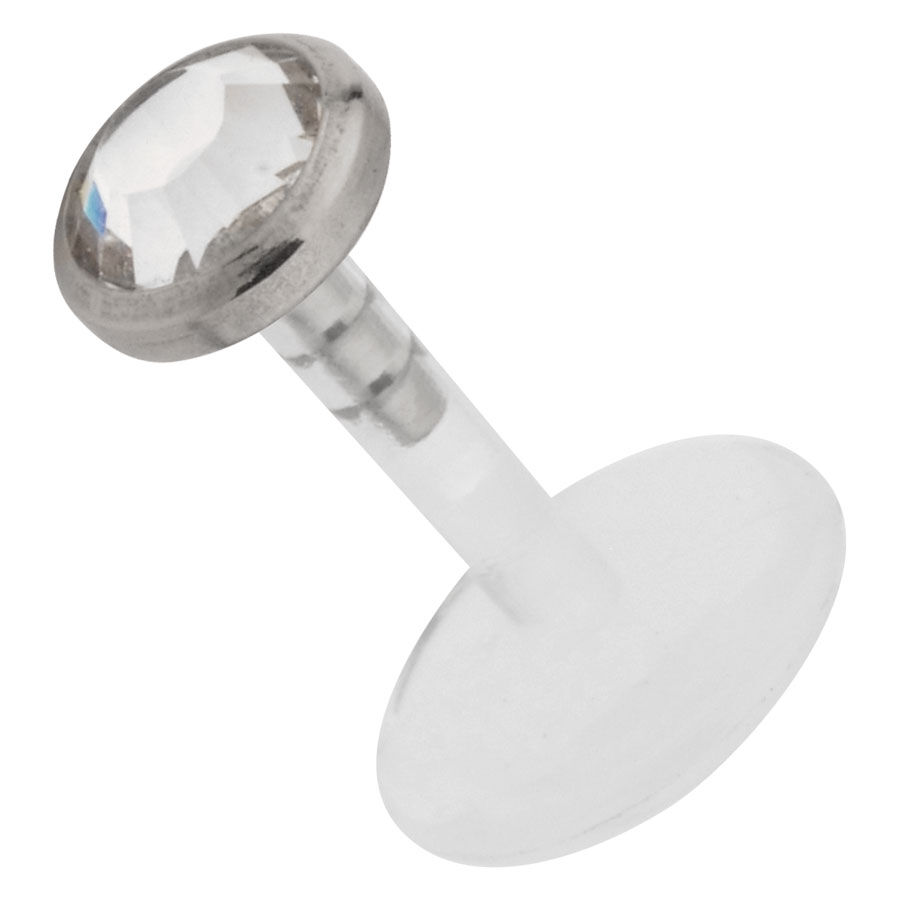 Jewelled Disc Micro Labret Jewelled Disc Micro Labret