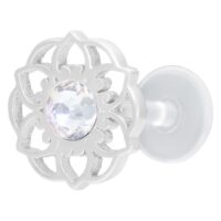 Mandala Flower Push-Fit Labret Mandala Flower Push-Fit Labret