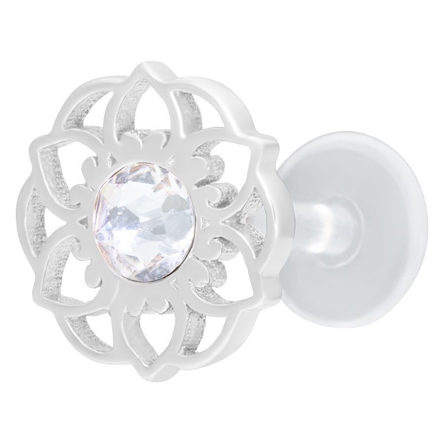 Mandala Flower Push-Fit Labret Mandala Flower Push-Fit Labret