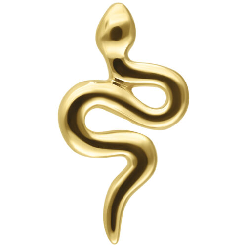 14K Gold Push-Fit Snake Attachment