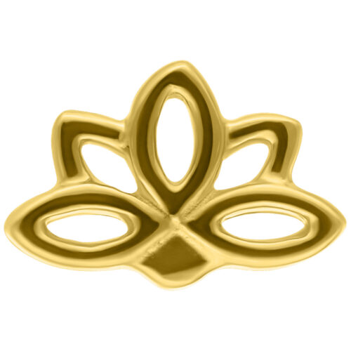 14K Gold Push-Fit Lotus Attachment