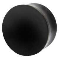 Concave Black Ebony Wood Plug Concave Black Ebony Wood Plug