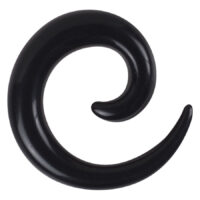 Black Acrylic Spiral Black Acrylic Spiral
