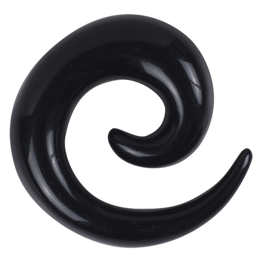 Black Acrylic Spiral Black Acrylic Spiral