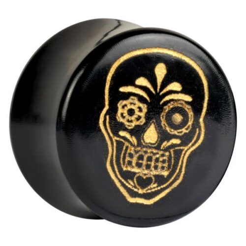 Mexican Skull on Horn Deluxe