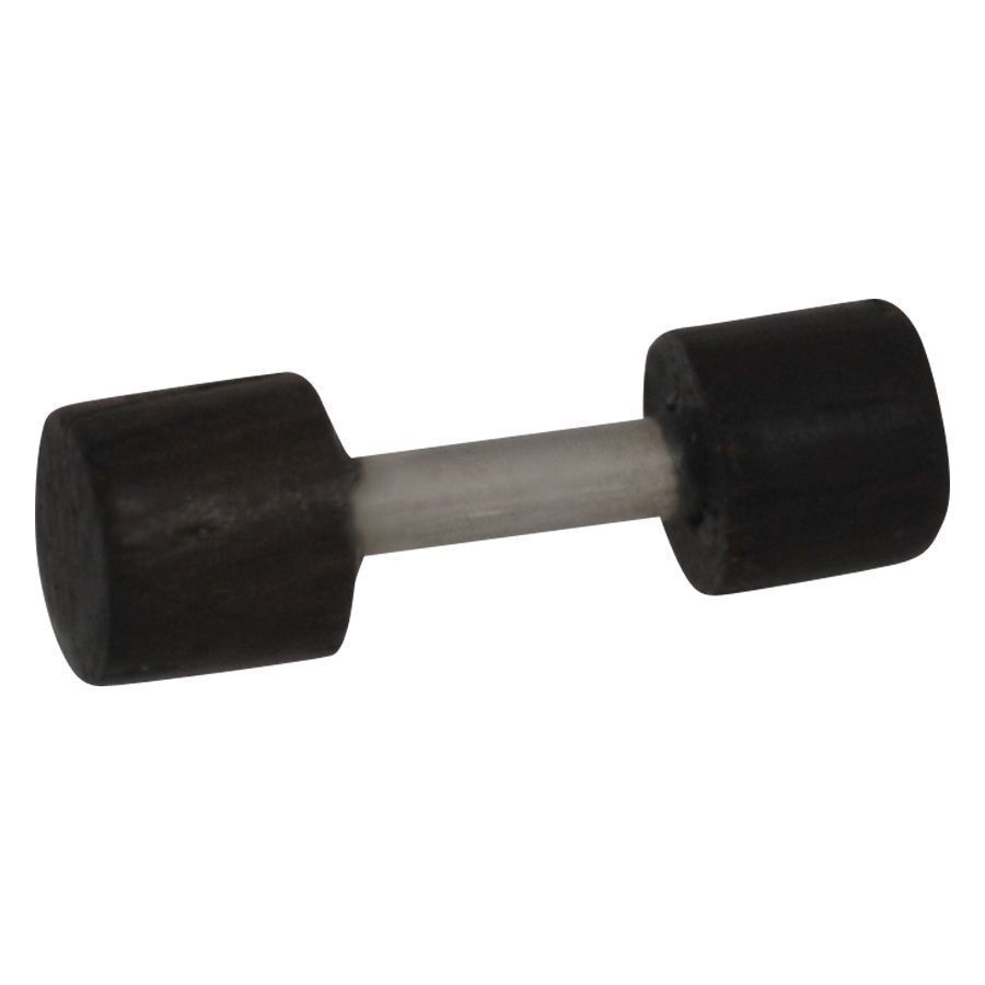 Black Wood Fake Plug Black Wood Fake Plug