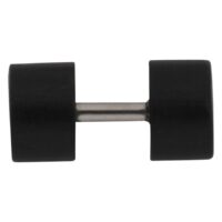 Black Wood Fake Plug Black Wood Fake Plug