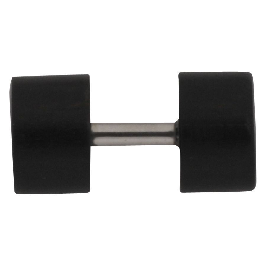 Black Wood Fake Plug Black Wood Fake Plug