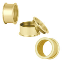 Titan Zirconline® Thin-Edge Internally Threaded Flesh Tunnel Titan Zirconline® Thin-Edge Internally Threaded Flesh Tunnel