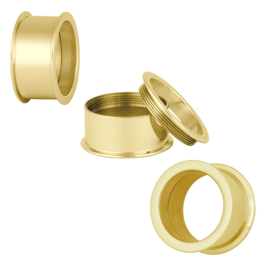 Titan Zirconline® Thin-Edge Internally Threaded Flesh Tunnel Titan Zirconline® Thin-Edge Internally Threaded Flesh Tunnel