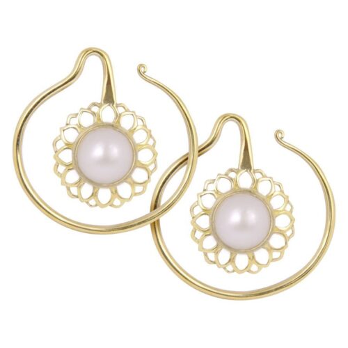 Golden Whirl White Onyx