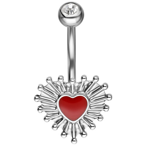 Sacred Heart Bubble Enamel Bananabell - Lävistyskoru