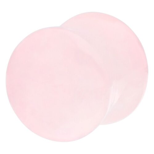 Vaaleanpunainen kiviplugi, koko 8,0 mm, valkoisella taustalla