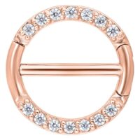 Pave Set Jewelled Nipple Clicker Pave Set Jewelled Nipple Clicker