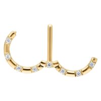 Jewelled Prong Setting Nipple Clicker Jewelled Prong Setting Nipple Clicker