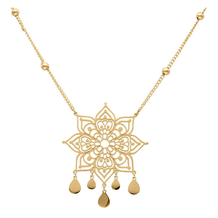 Golden Mandala Necklace Golden Mandala Necklace
