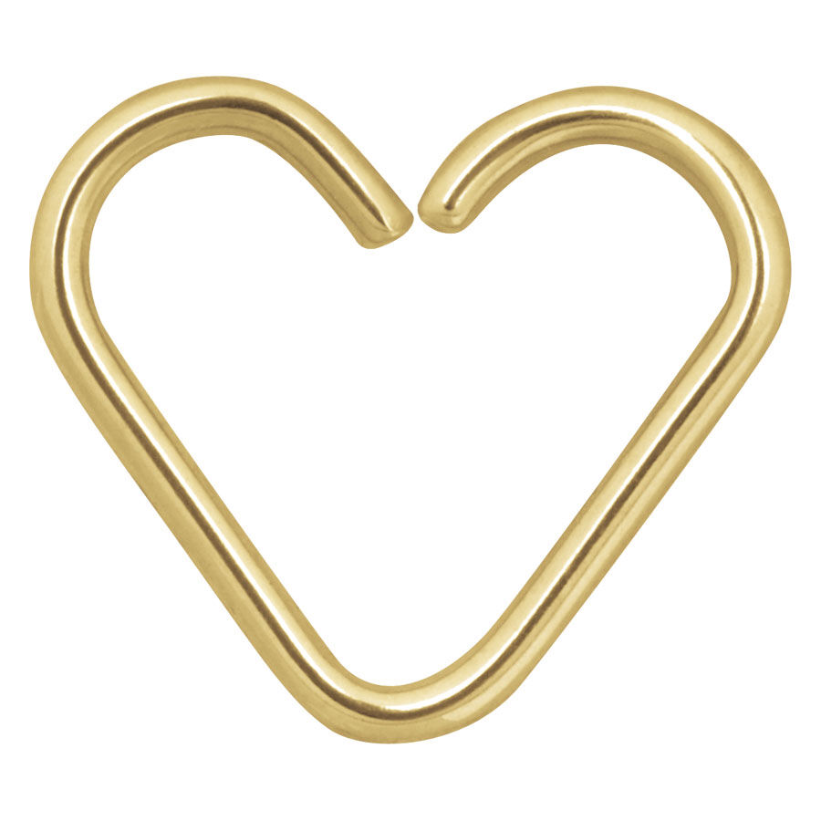 Steel Zirconline® Continuous Ring Heart Steel Zirconline® Continuous Ring Heart