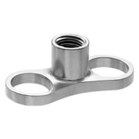 Dermal Anchor 2.1 mm Höhe / 3 holes without Disc / S1.2 mm Dermal Anchor 2.1 mm Höhe / 3 holes without Disc / S1.2 mm