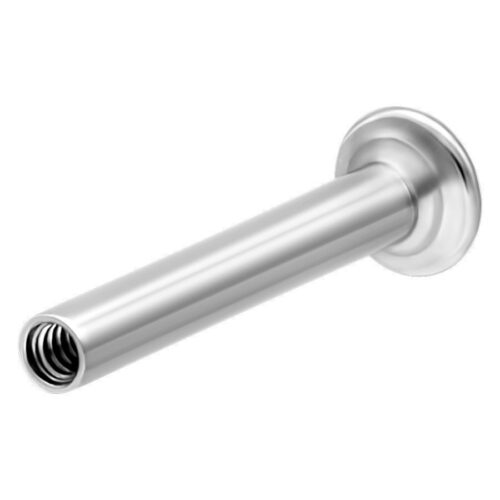 Mini Titan Stem for Triple Piercing - Labret-varsi ilman koristeosaa