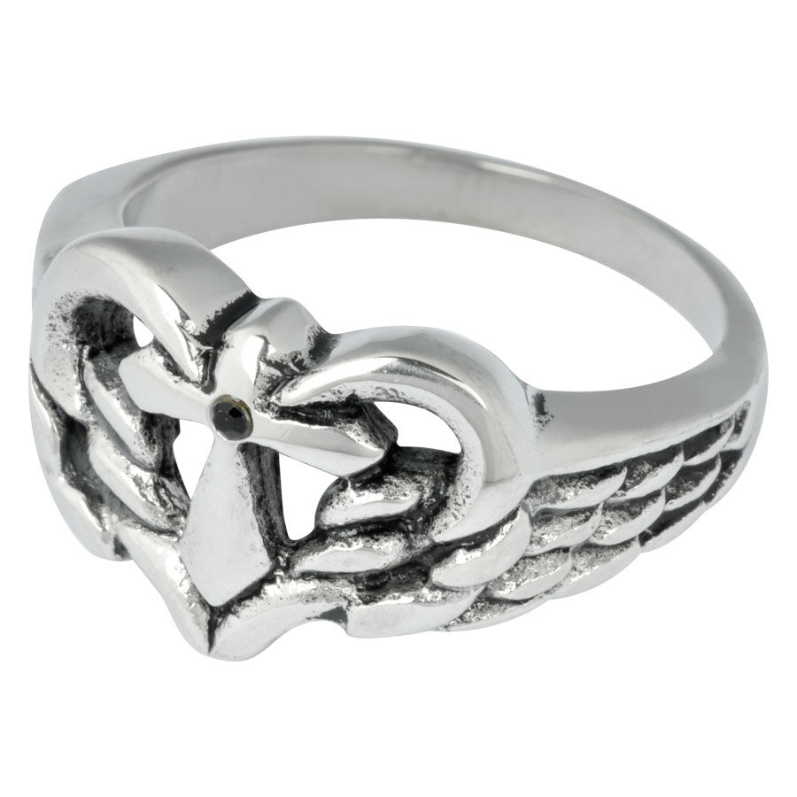 Steel Basicline® Love and Believe Ring Steel Basicline® Love and Believe Ring