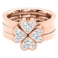 Kleeblatt Freundschaftsring 3-teilig Kleeblatt Freundschaftsring 3-teilig