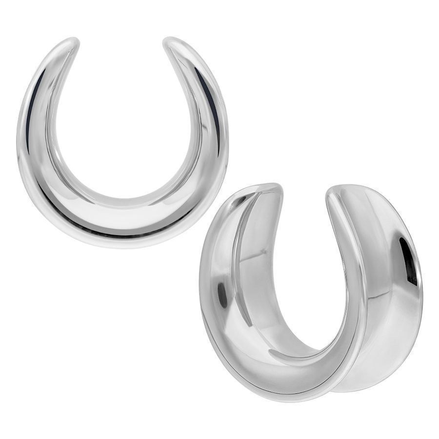 Ear Saddles Silver Ear Saddles Silver