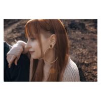 Oval Ear Saddles Rosé Golden Oval Ear Saddles Rosé Golden