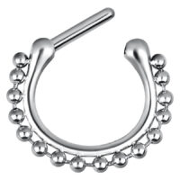 Steel Basicline® - Hinged Septum Shiny Chain Steel Basicline® - Hinged Septum Shiny Chain