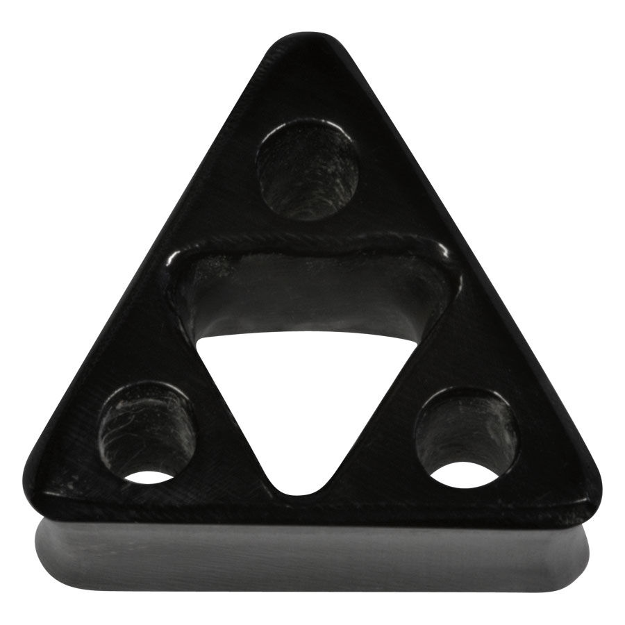 Triangle Cutout Buffalo Horn Plug - 01 Triangle Cutout Buffalo Horn Plug - 01