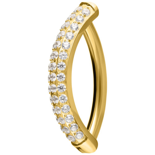 Multi Jewelled Belly Arch Clicker - Napakoru