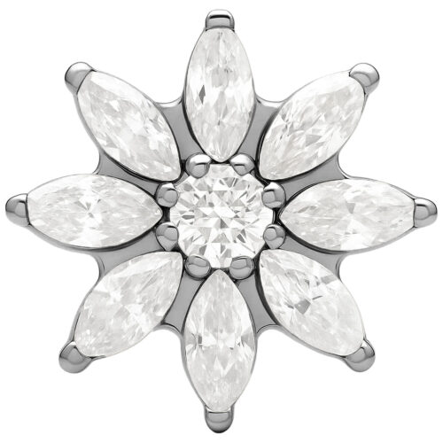 Push Fit Winter Crystal Ice Flower Attachment